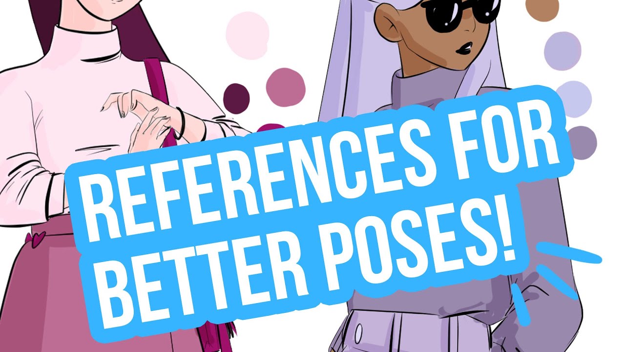 Where To FIND GOOD REFERENCES For Your Character Design Poses