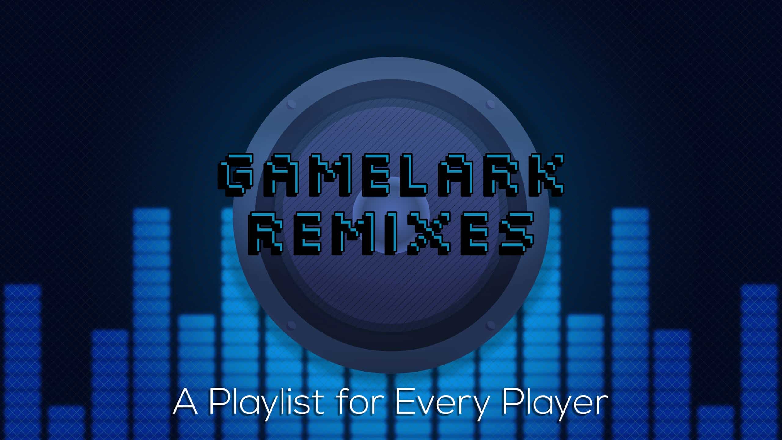 banner for GameLark Remixes, graphic Design, facebook, twitter, youtube,