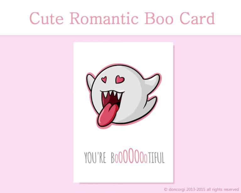 super mario Valentine's Day Card