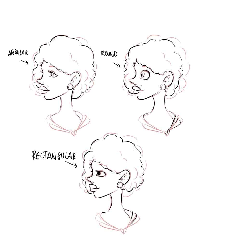 How to Draw Eyes - Face Proportion Side Look by Don Corgi