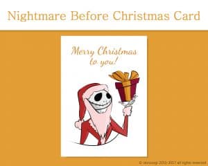 Nightmare Before Christmas - Jack Skellington Card now on our Etsy Shop by Don Corgi 8 Printable Cards that you can Download Right Now!