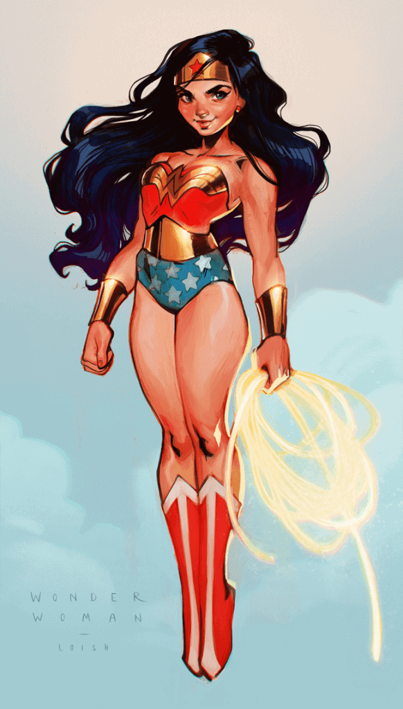 Wonder Woman by Loish, Inspirational Artist