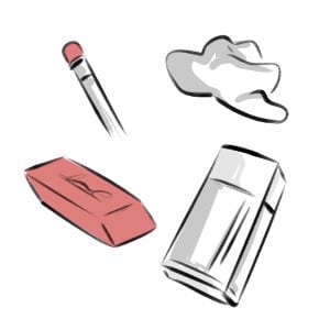 Types of Erasers for Artists