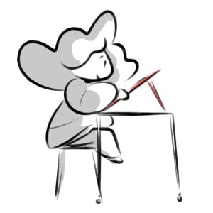 Consider getting a Drawing Table with different inclination modes, it's great for your back!