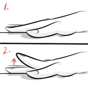 The Magic Finger Lift, super simple exercise to build strength in your fingers. One of the greatest hand exercises for drawing.