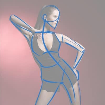Focus on what you're seeing, not what you think it is. This is a crucial part in Gesture Drawing