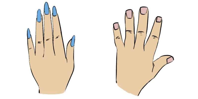 Masculine and Feminine hands look pretty different, here are the main differences.