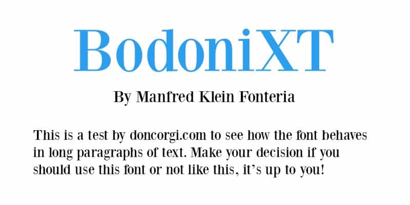 BodoniXT