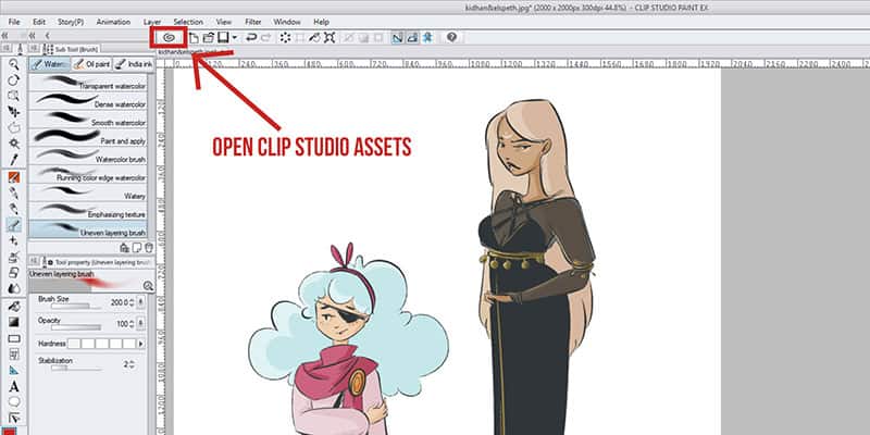 Here's how you can easily install materials in clip studio paint!