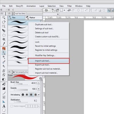 Here's the simple way you can import your brushes in clip studio paint!