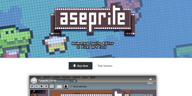 Aseprite - one of the best drawing software available for Pixel Art!