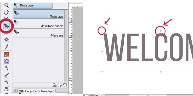 Moving text in clip studio paint is pretty easy, here's how you do it.