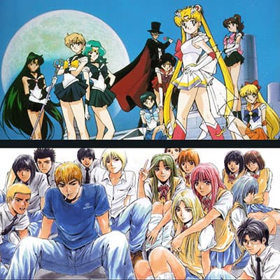 A Classic look at the Manga style - featuring Sailor Moon and GTO (Great Teacher Onizuka)