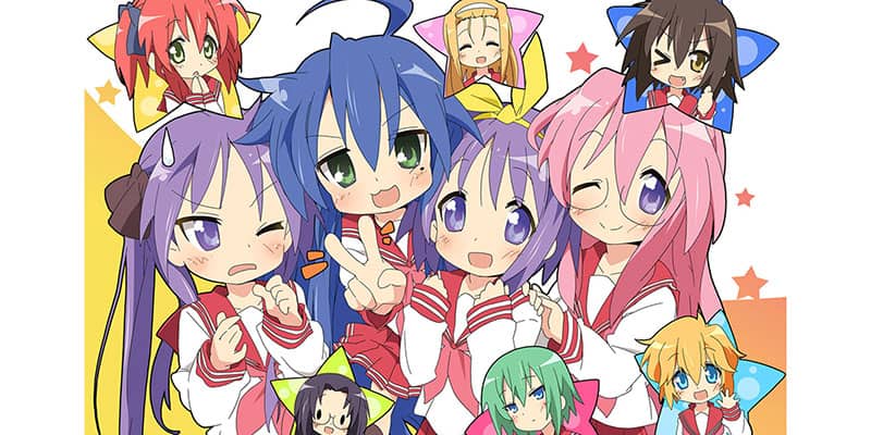 A very cute and cuddly cartoon art style is the Chibi style, here's an example of Lucky Star!
