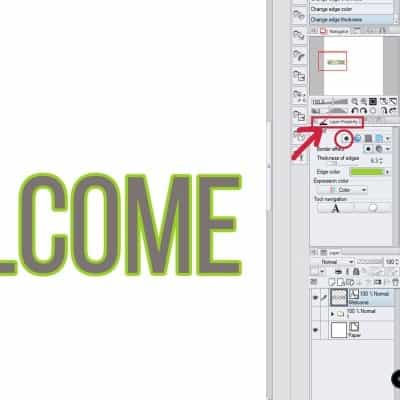 Outlining your text is a bit weird in clip studio paint, but there are ways, like this one!