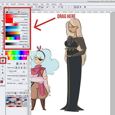 Assets: How can I import color set materials? - Clip Studio