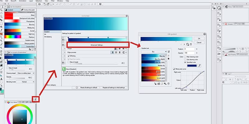 Assets: How can I import color set materials? - Clip Studio