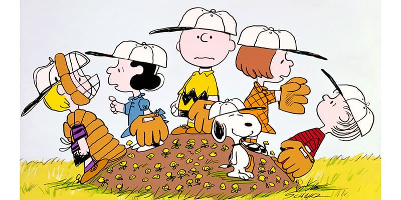 Peanuts has a super unique art style that has been mimicked by a lot of artists over the years.