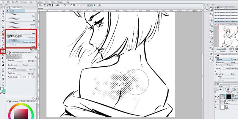 Here's how you use a halftone in clip studio paint!