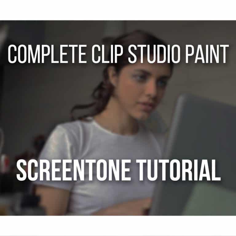 Complete Clip Studio Paint Screentone Tutorial Easy Step-by-Step!