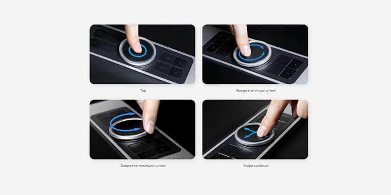 the deco pro mw rotating wheel and trackpad