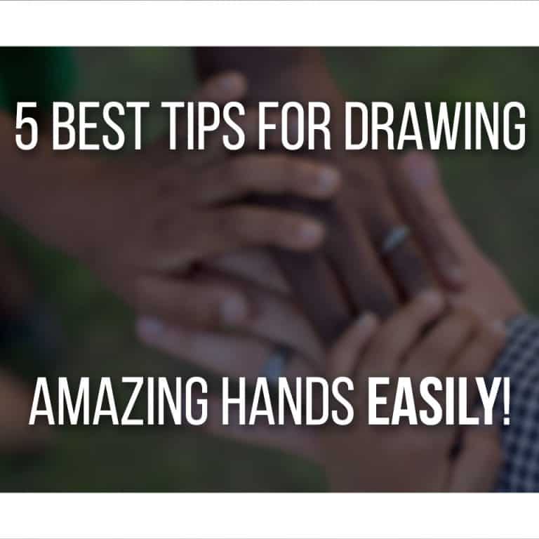 cover of the best tips for drawing hands easily blog post on don corgi