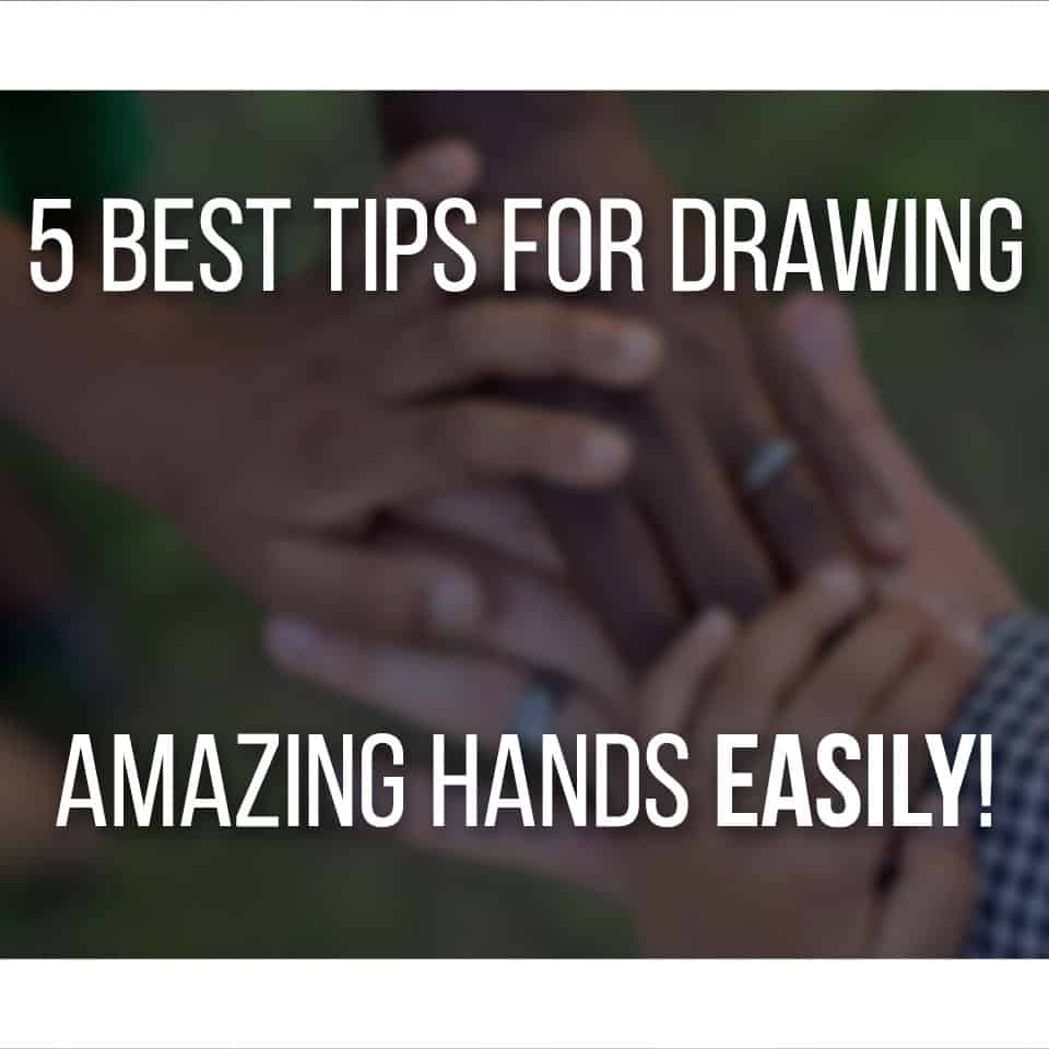 cover of the best tips for drawing hands easily blog post on don corgi