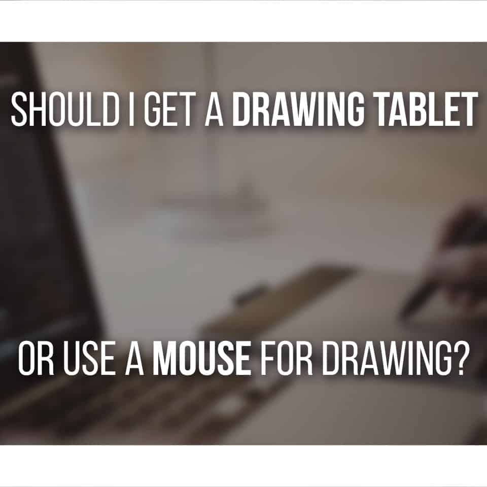 drawing tablet or mouse for drawing cover image