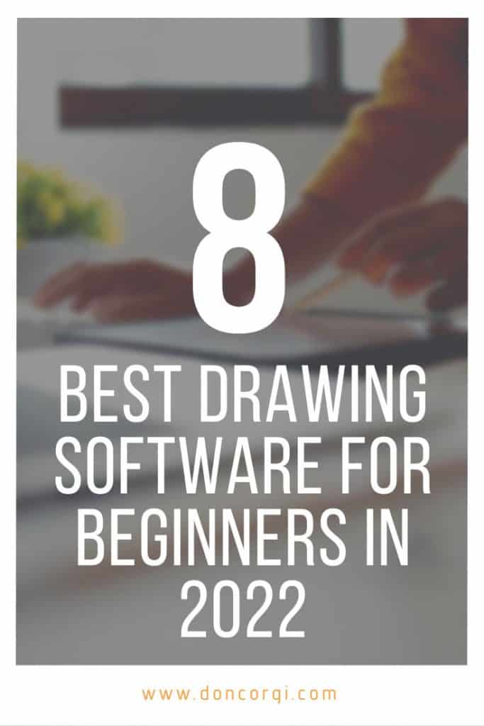 best drawing software for beginners in 2022 pinterest cover