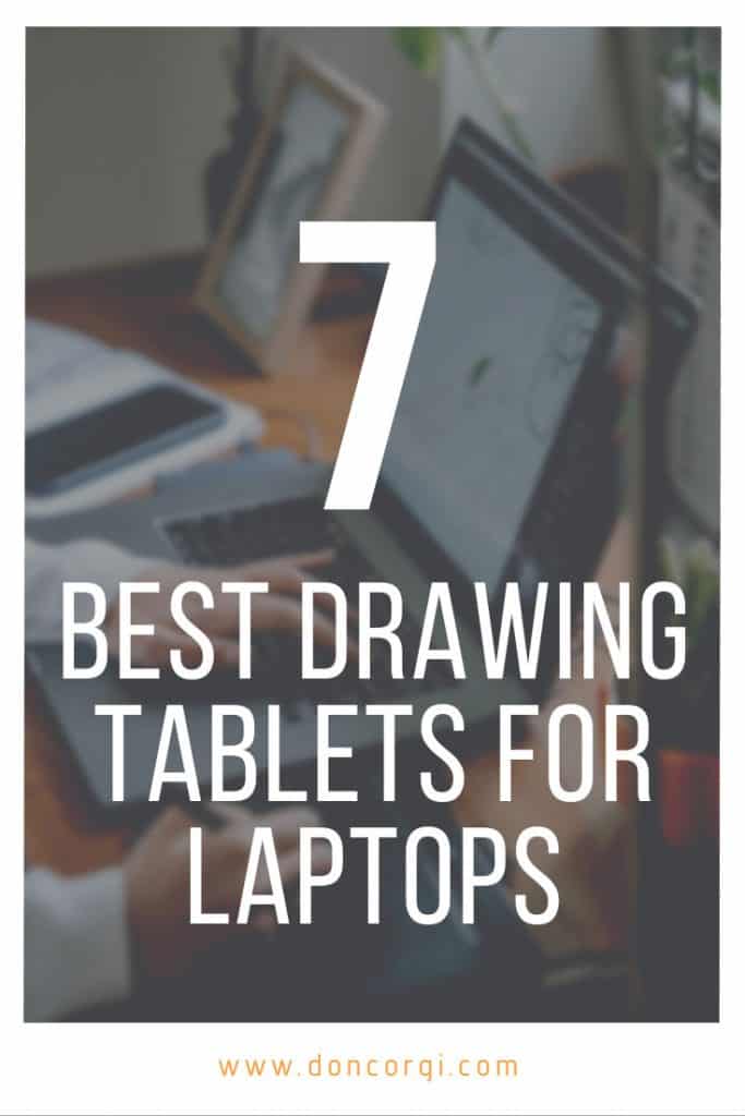 best drawing tablets for laptops, pinterest cover