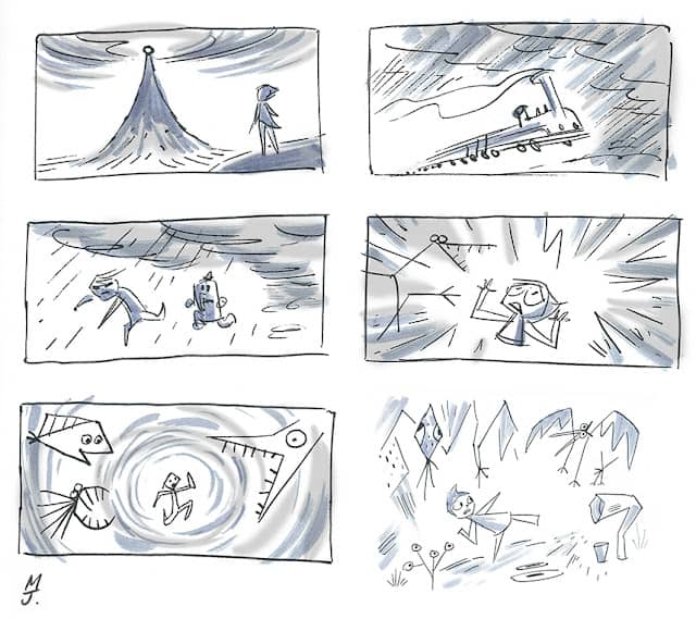 What is a thumbnail sketch