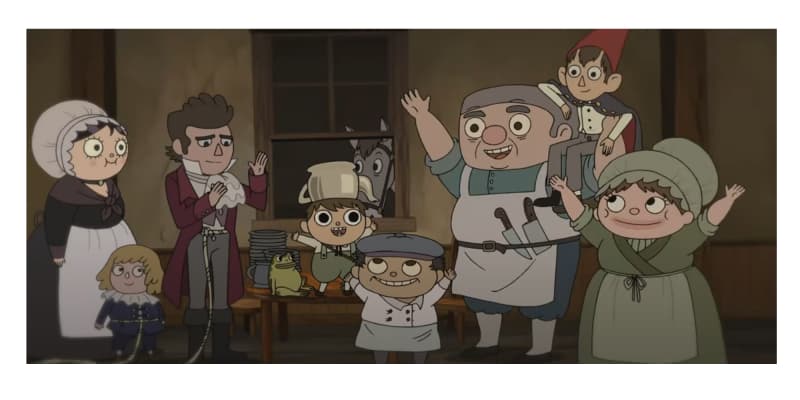 over the garden wall, cute and simple eye style