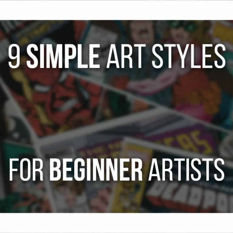 9 Simple Art Styles For Beginner Artists cover