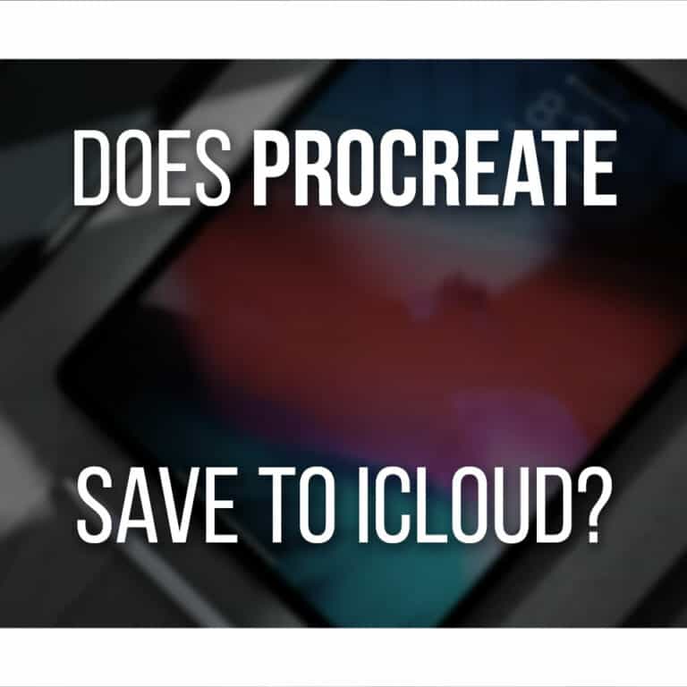 Does Procreate Save To iCloud cover