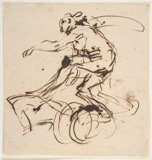 Charioteer by Domenico Gargiulo, Gesture drawing from the Metropolitan Museum of Art Collection