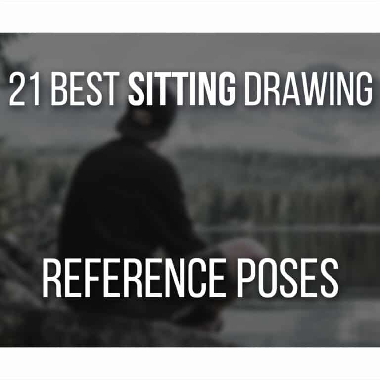 21 Best Sitting Drawing Reference Poses cover