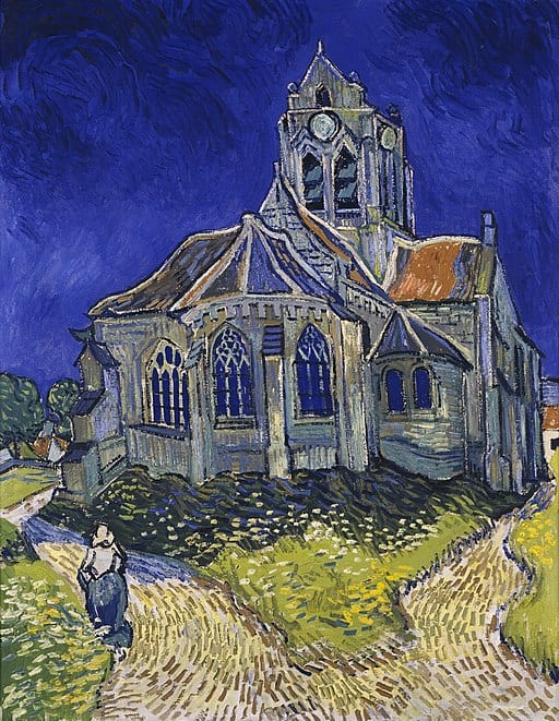 Vincent van Gogh - The Church in Auvers-sur-Oise, View from the Chevet