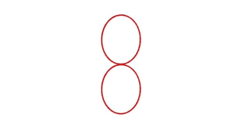 Start By Drawing Two Circles For The Torsos Length