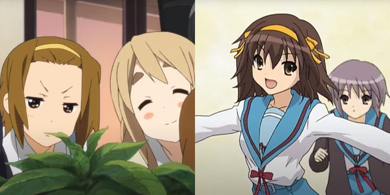example of K-On! and Melancholy of Haruhi, a MOE Anime Art Style