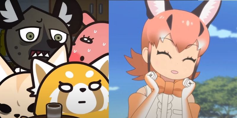 example of Aggretsuko and Kemono Friends, a Kemono Anime Art Style