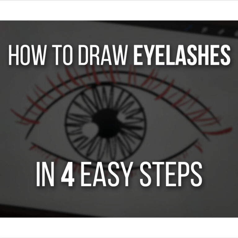 How To Draw Eyelashes In 4 Easy Steps cover