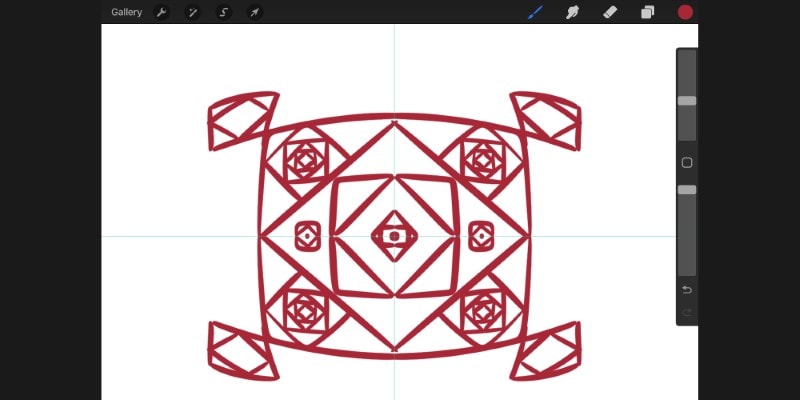 You Can Create An Interesting Pattern Using Only One Shape With The Quadrant Symmetry
