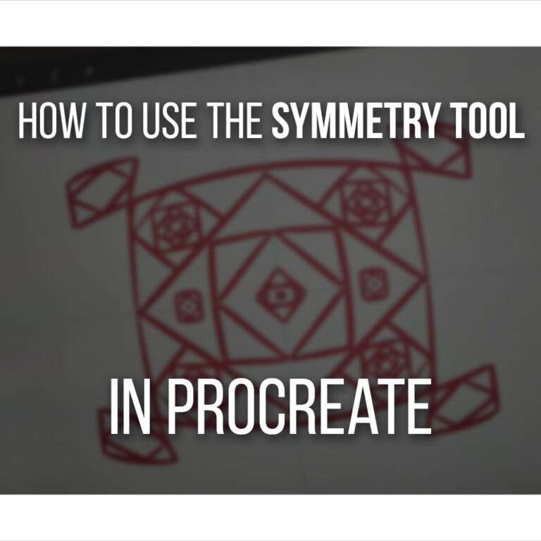 How To Use The Symmetry Tool In Procreate Cover