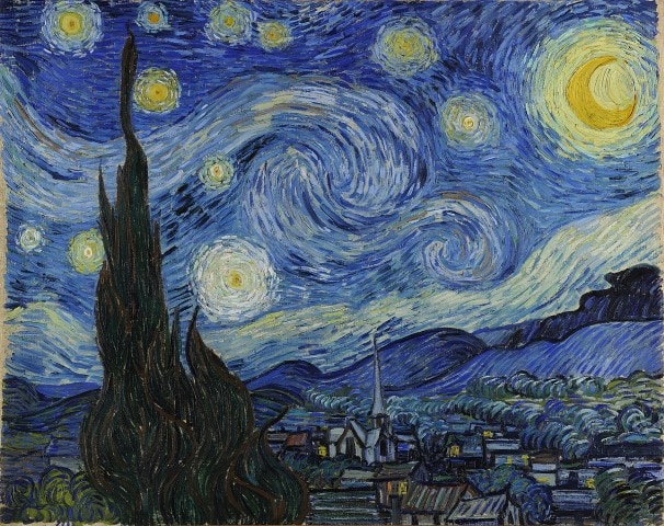 starry night by van gogh