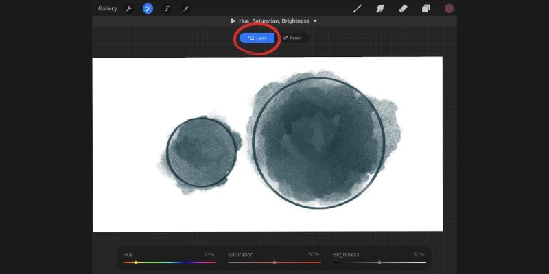 Layer Option Allows For Adjustments In The Entire Layer