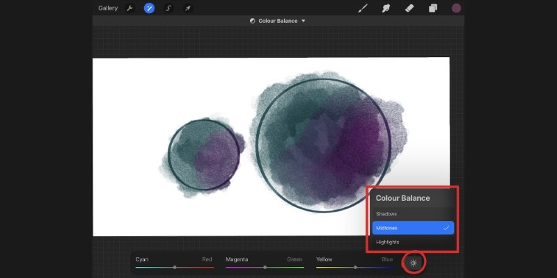 You Can Choose To Apply The Adjustment To The Shadows, Highlights Or Midtones