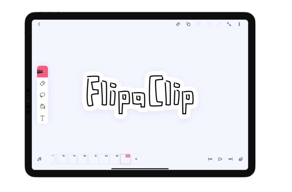 FlipaClip animation app for iPad