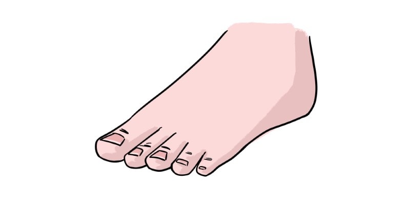 Finish The Foot Drawing With Shading To Create More Depth