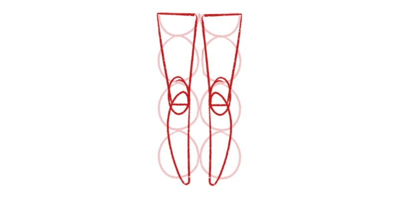 Copy And Mirror The Shapes To Create The Second Leg