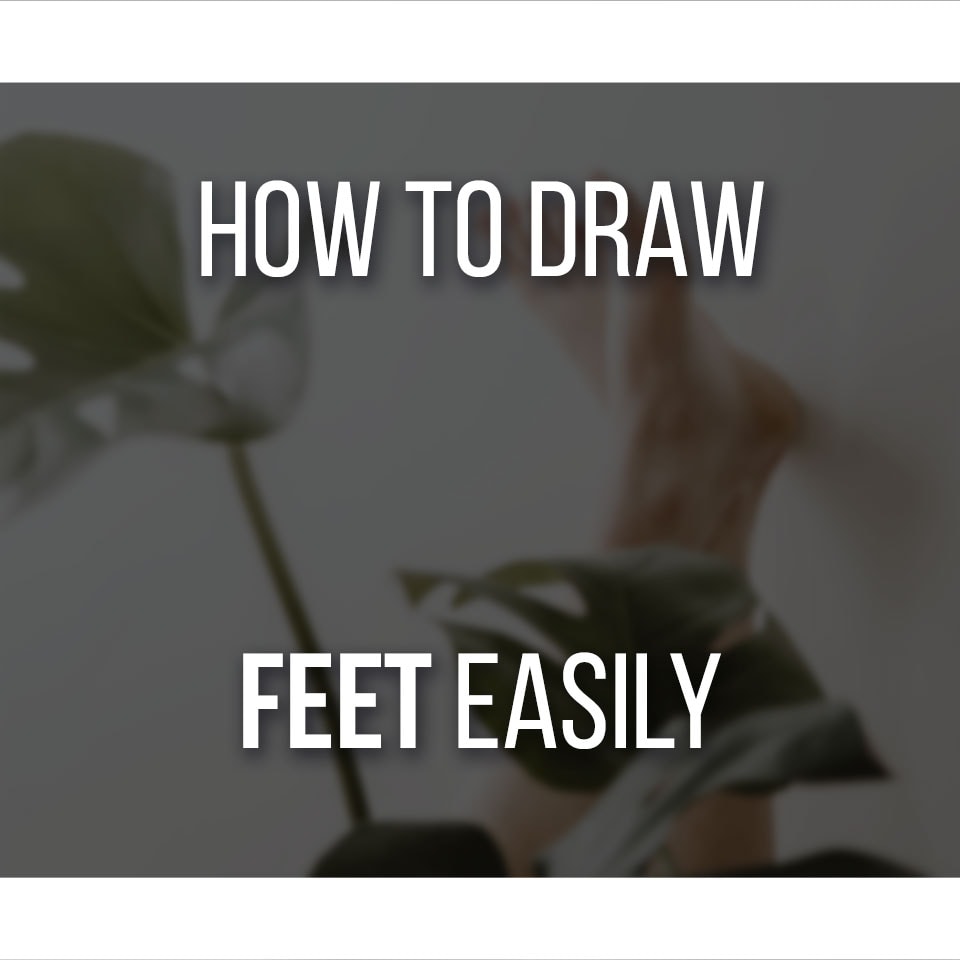 How to Draw a Foot (Simple & Clean Line Drawing) : r/learntodraw